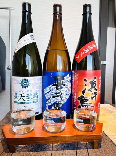 日本酒3種盛り